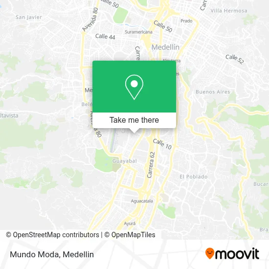 Mundo Moda map