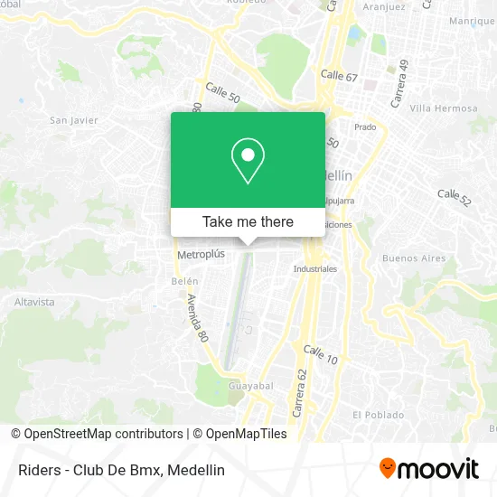 Riders - Club De Bmx map