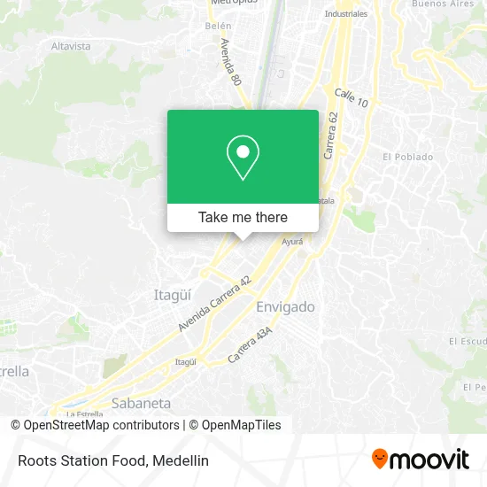 Roots Station Food map