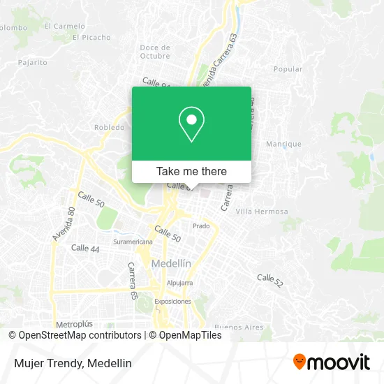 Mujer Trendy map