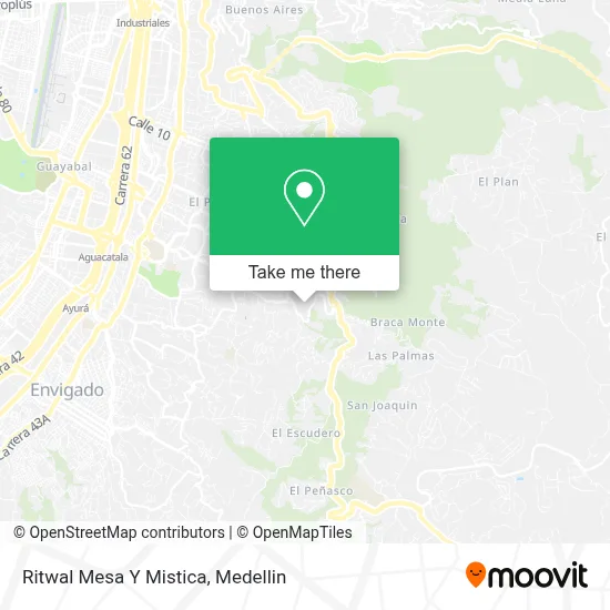 Ritwal Mesa Y Mistica map