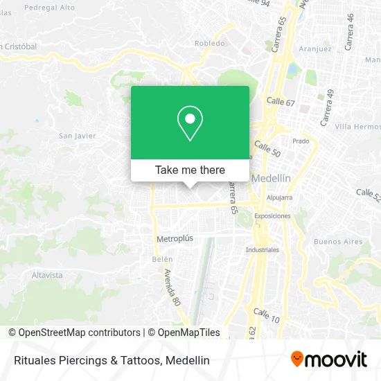Rituales Piercings & Tattoos map