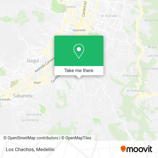 Los Chachos map