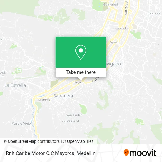 Rnlt Caribe Motor C.C Mayorca map