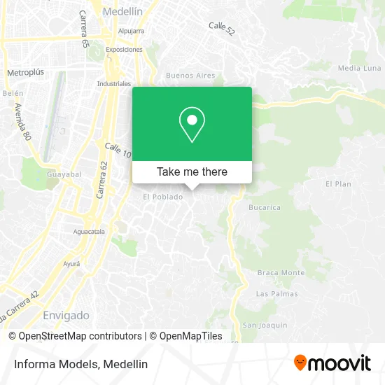 Informa Models map