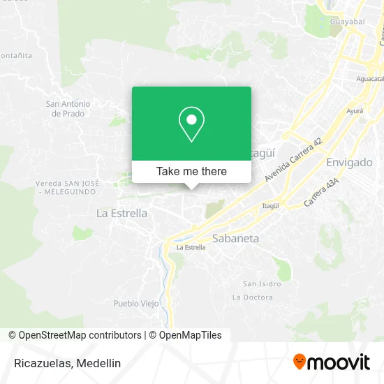Ricazuelas map
