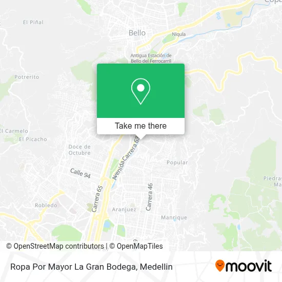 Ropa Por Mayor La Gran Bodega map