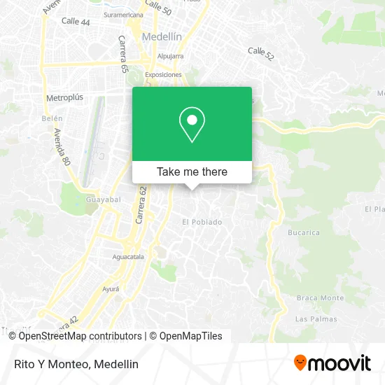 Rito Y Monteo map