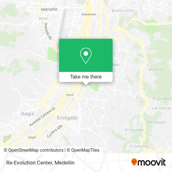 Re-Evolution Center map