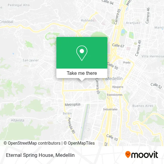 Eternal Spring House map