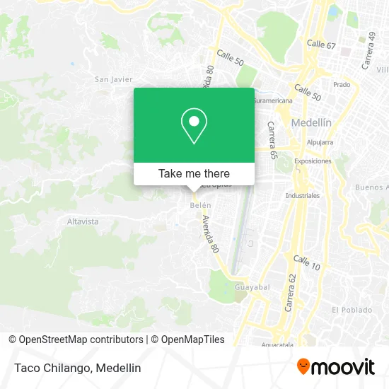 Taco Chilango map