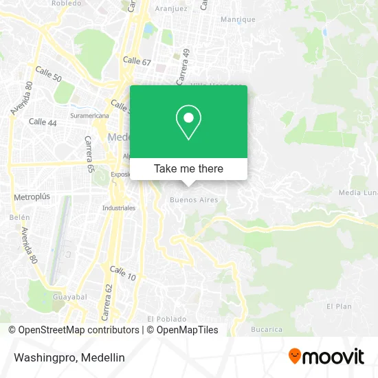 Washingpro map