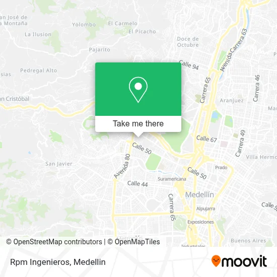 Rpm Ingenieros map