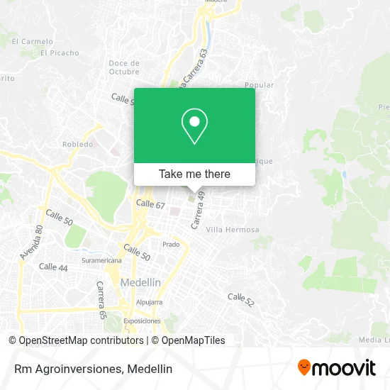 Rm Agroinversiones map