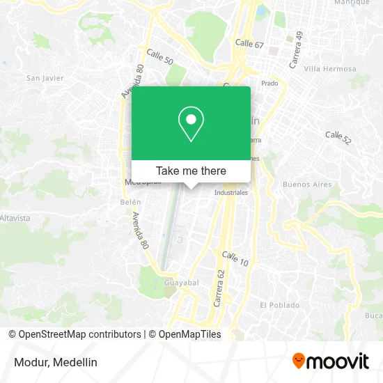 Modur map