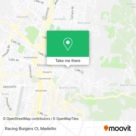Racing Burgers Ct map