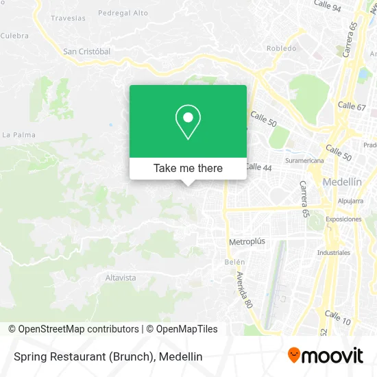 Spring Restaurant (Brunch) map
