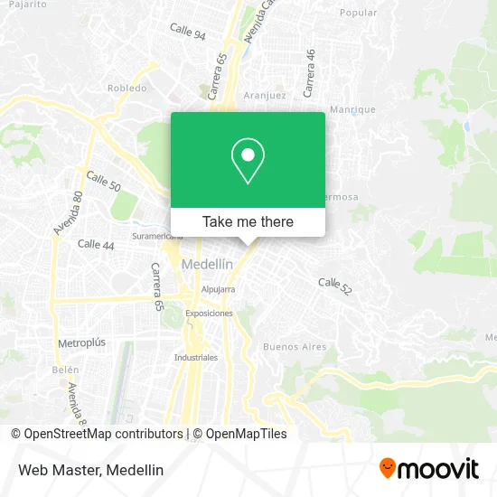 Web Master map