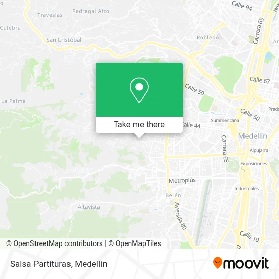 Salsa Partituras map