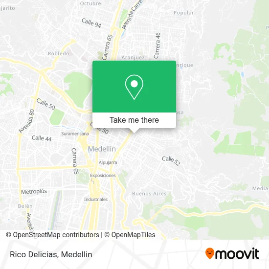 Rico Delicias map