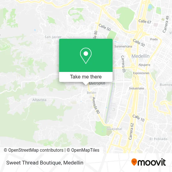 Sweet Thread Boutique map