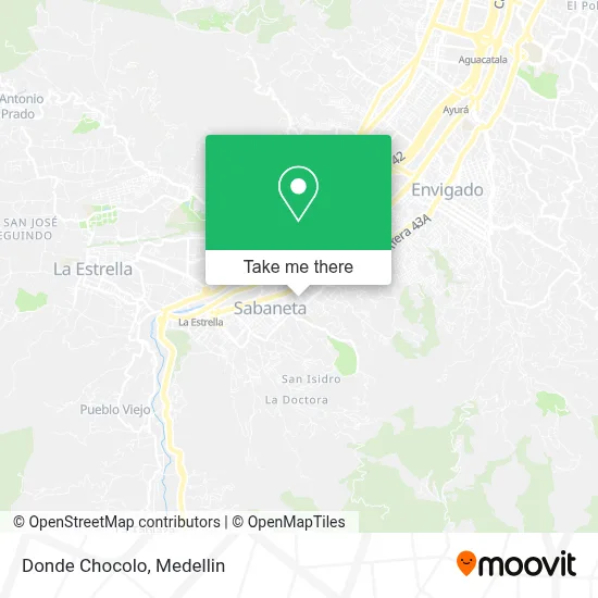 Donde Chocolo map