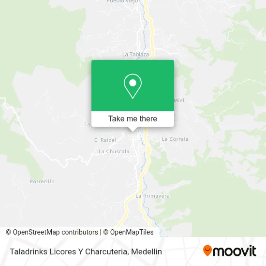 Taladrinks Licores Y Charcuteria map