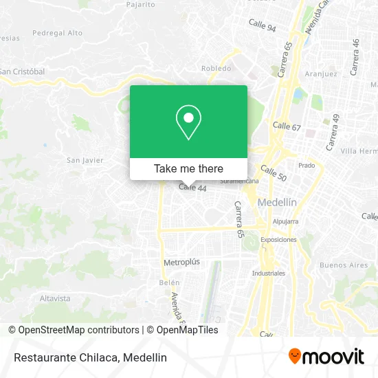 Restaurante Chilaca map