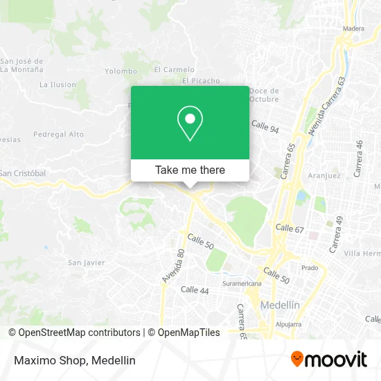 Maximo Shop map