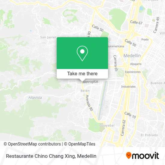 Restaurante Chino Chang Xing map
