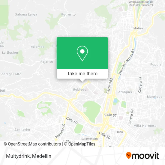 Multydrink map