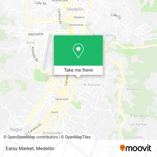 Eatsy Market map