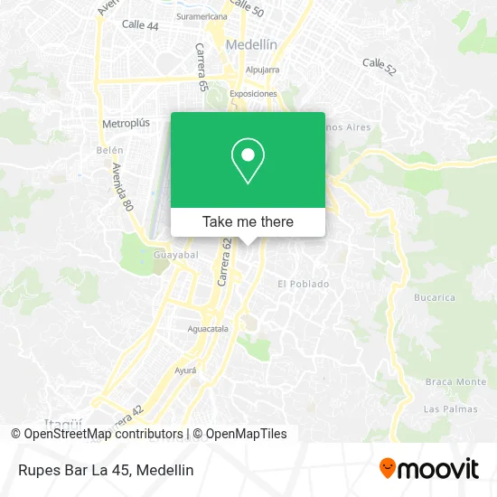 Rupes Bar La 45 map