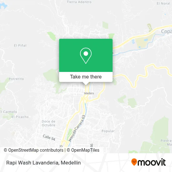 Rapi Wash Lavanderia map