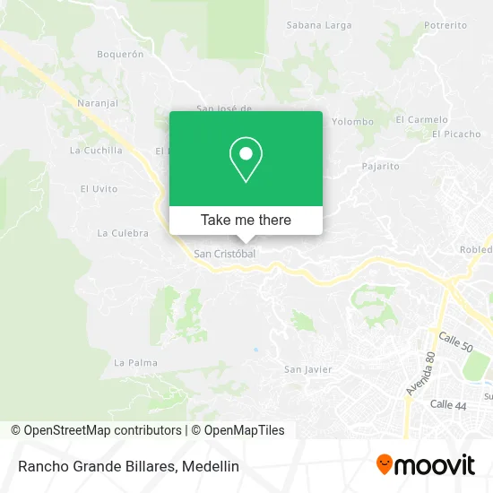 Rancho Grande Billares map