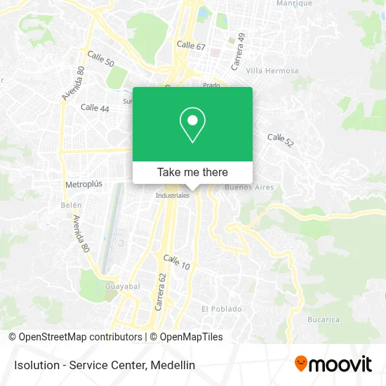 Isolution - Service Center map