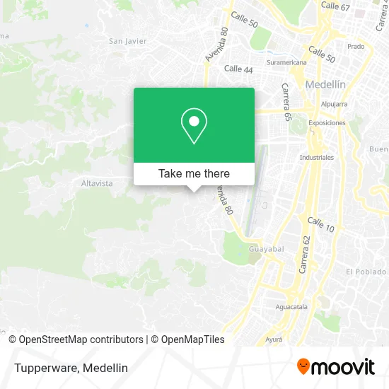 Tupperware map