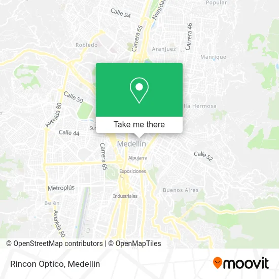 Rincon Optico map