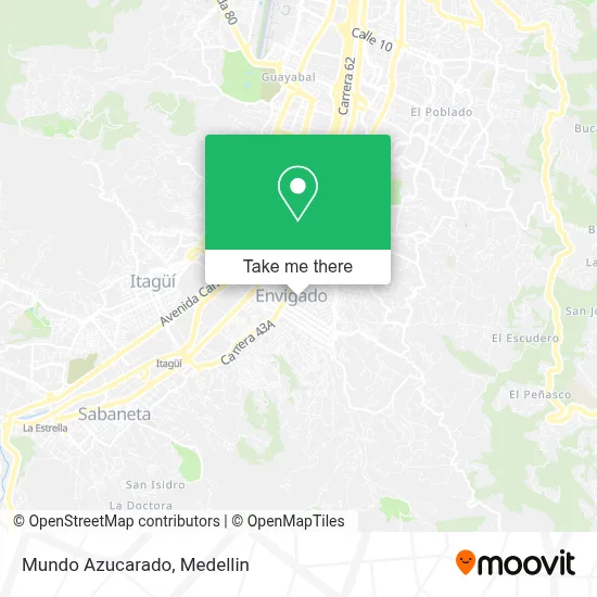 Mundo Azucarado map