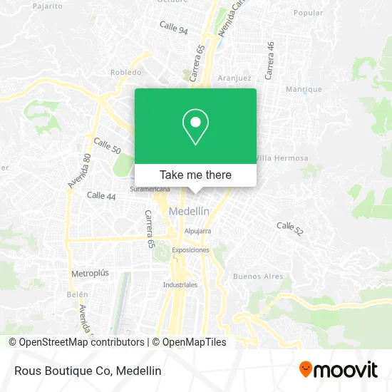Rous Boutique Co map