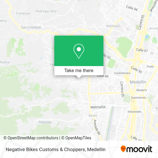 Negative Bikes Customs & Choppers map