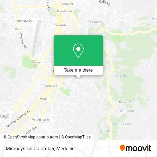 Microsys De Colombia map