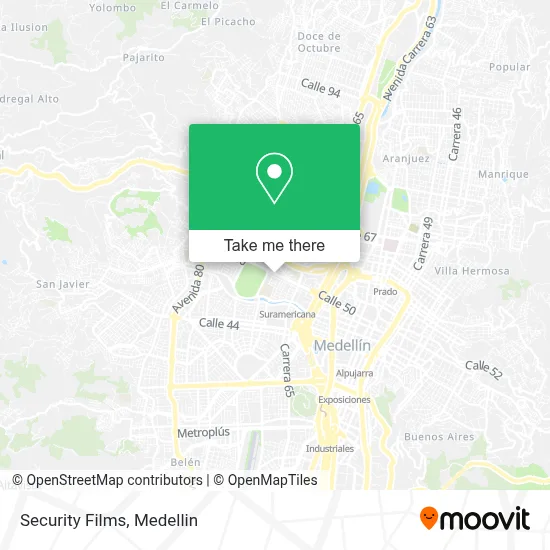 Security Films map