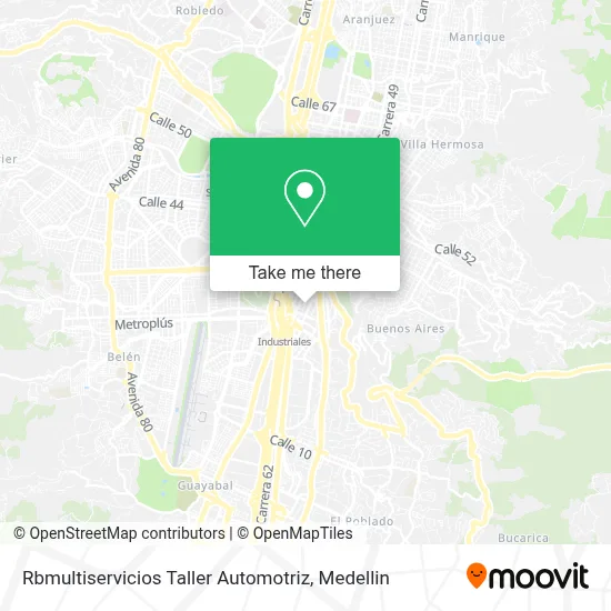Rbmultiservicios Taller Automotriz map