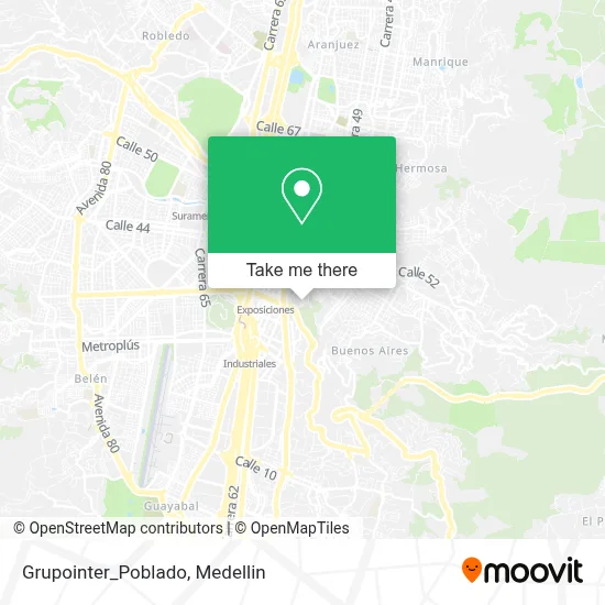Grupointer_Poblado map
