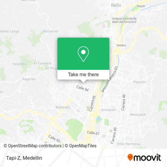 Tapi-Z map