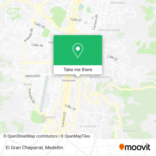 El Gran Chaparral map