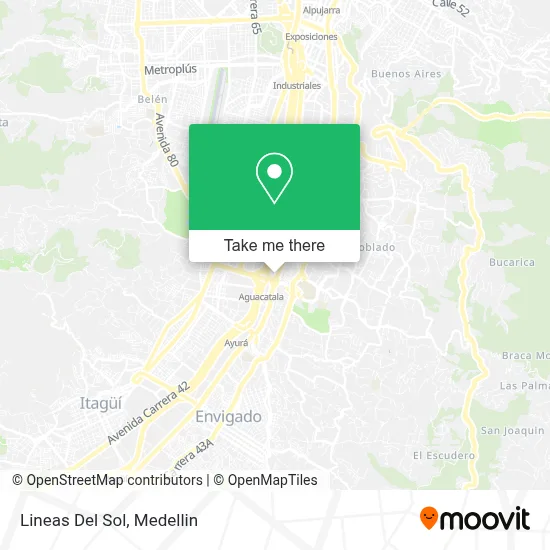 Lineas Del Sol map