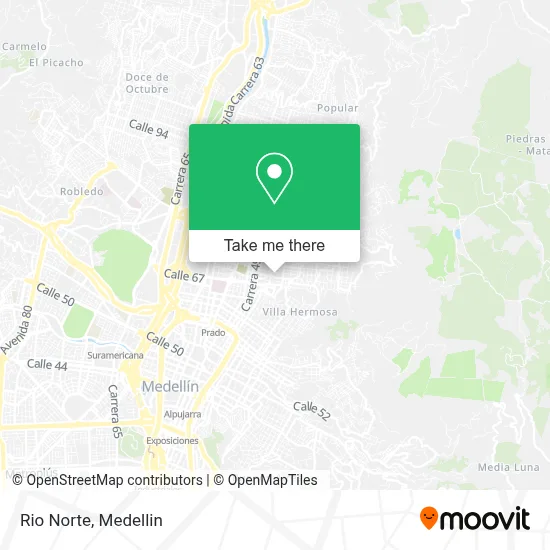 Rio Norte map