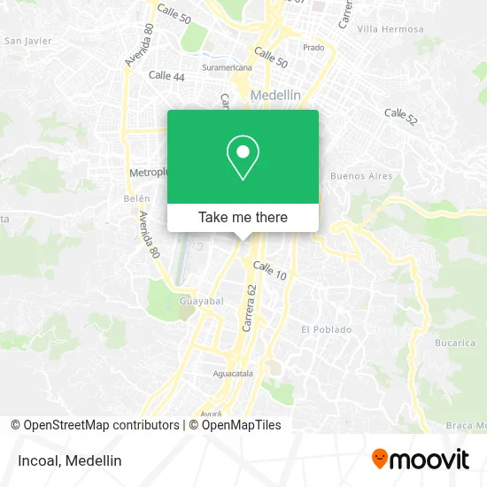 Incoal map